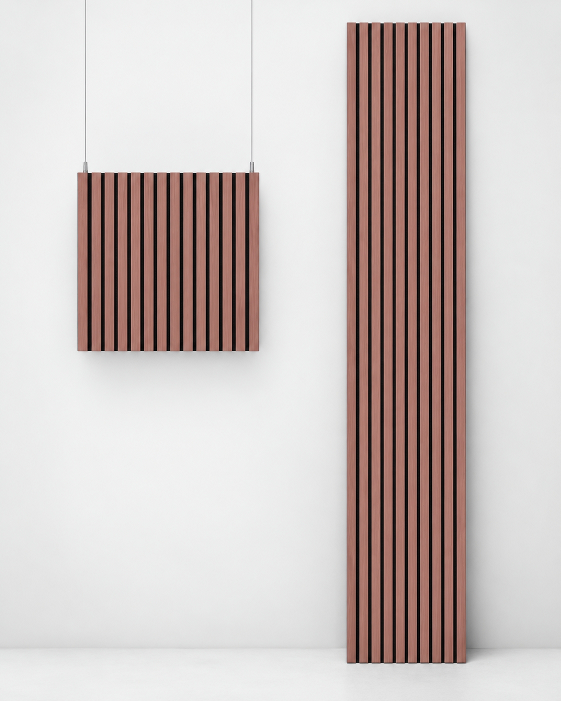 Southwest Pottery / Coloured slat panels · Full-height and square