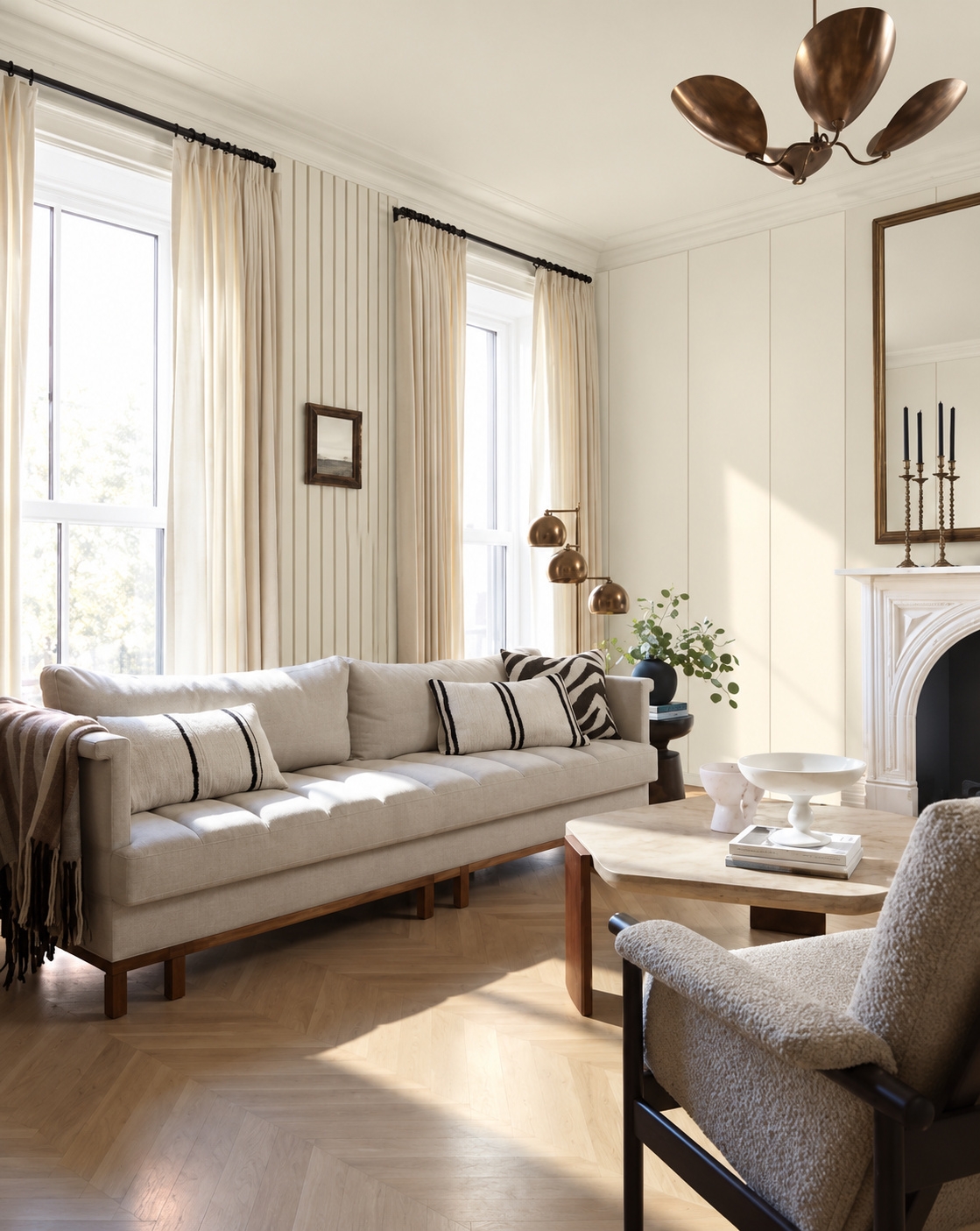 Swiss Coffee / Living room · Catalogue interior reference