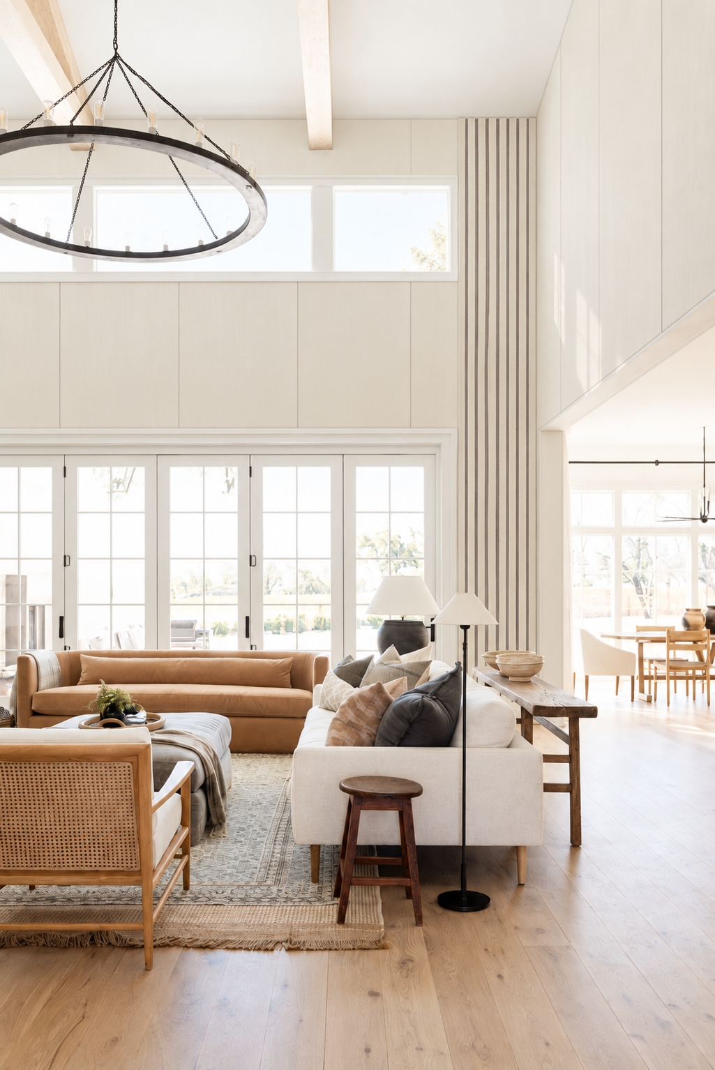 Swiss Coffee / Open-plan living and dining · Catalogue interior reference