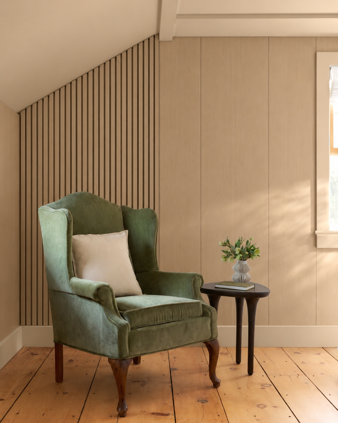 Sherwood Tan / Reading nook · Catalogue interior reference